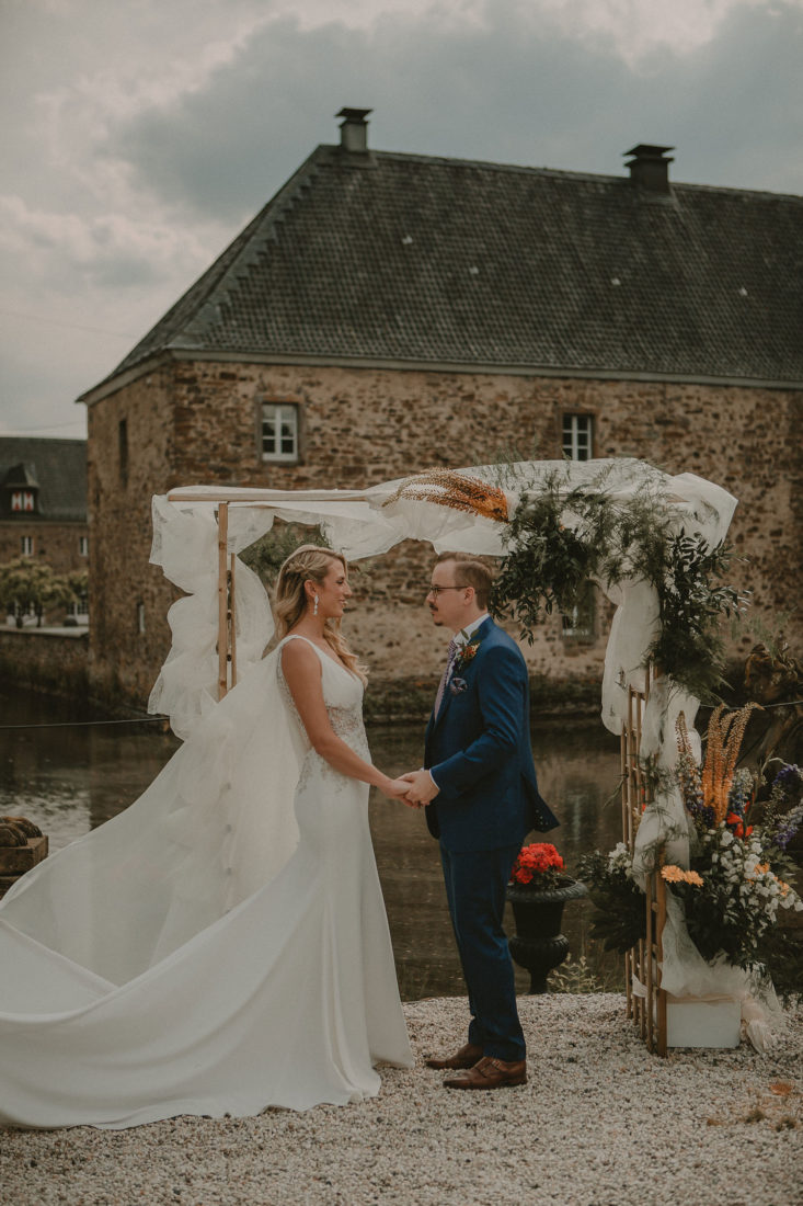 hochzeit trauungzeremonie im freien