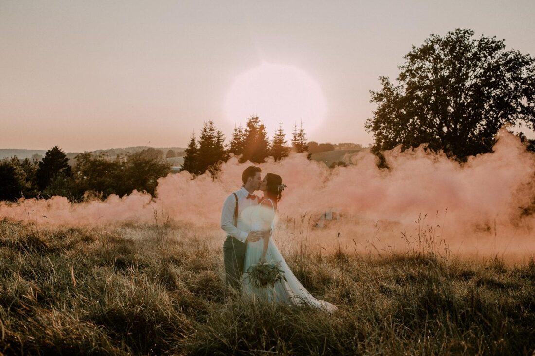 Boho Hochzeit mit freie Trauung in München