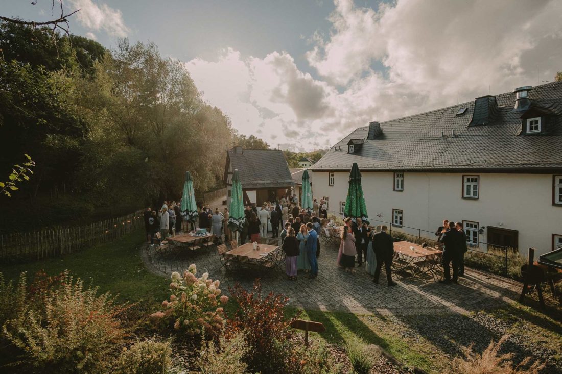 Landhaus Hui Wäller Hochzeitslocation  Sektempfang